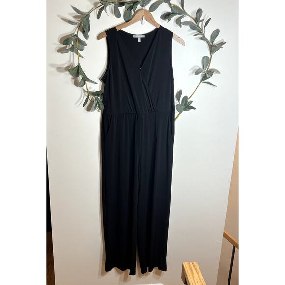 NY Collection Black Jumpsuit - Picture 1 of 9